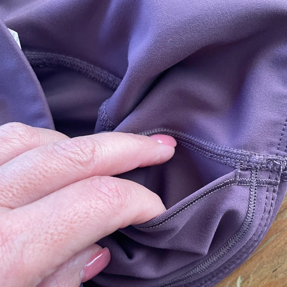 Purple High-Waisted Leggings